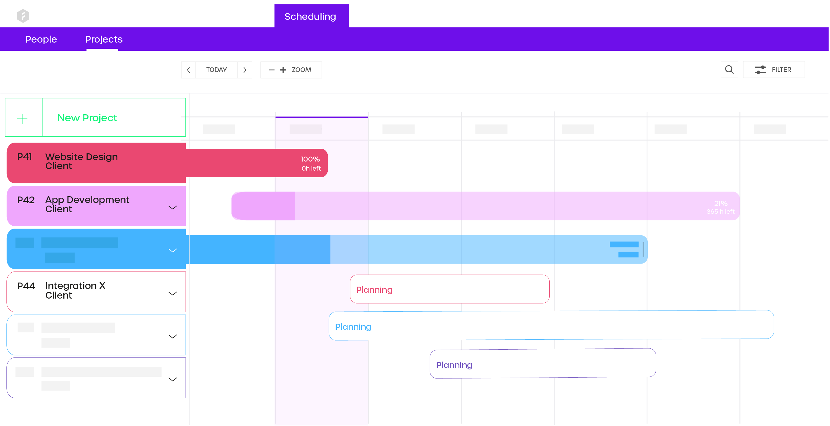 Forecast.app - Visually plan future projects and see how they affect your project portfolio. Monitor running projects and track the progress in real-time.