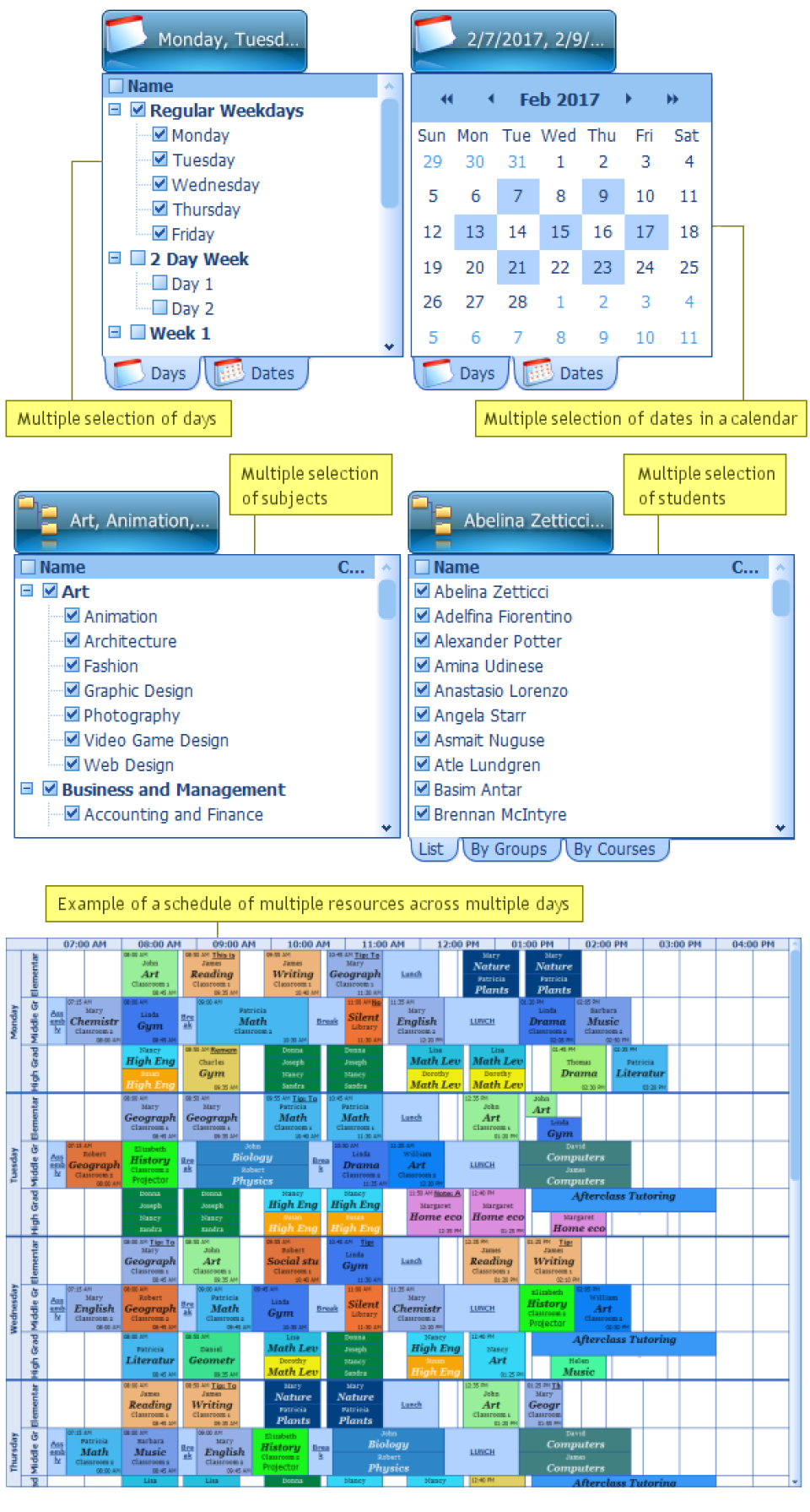 Lantiv Timetabler - Lantiv Timetabler de pantalla-2