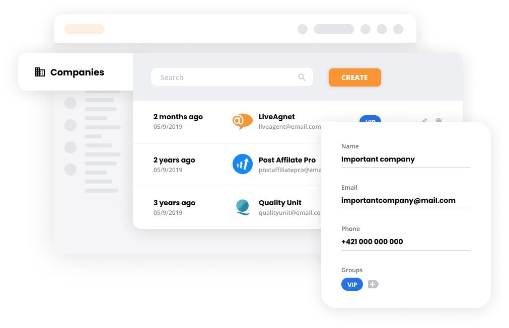 LiveAgent - Companies