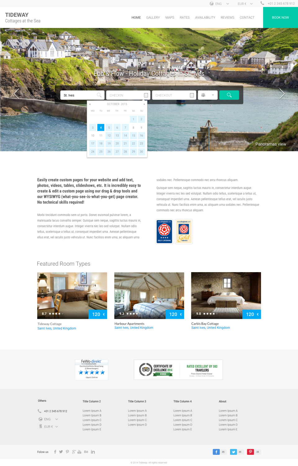 Lodgify - Plantilla web para alquiler vacacional