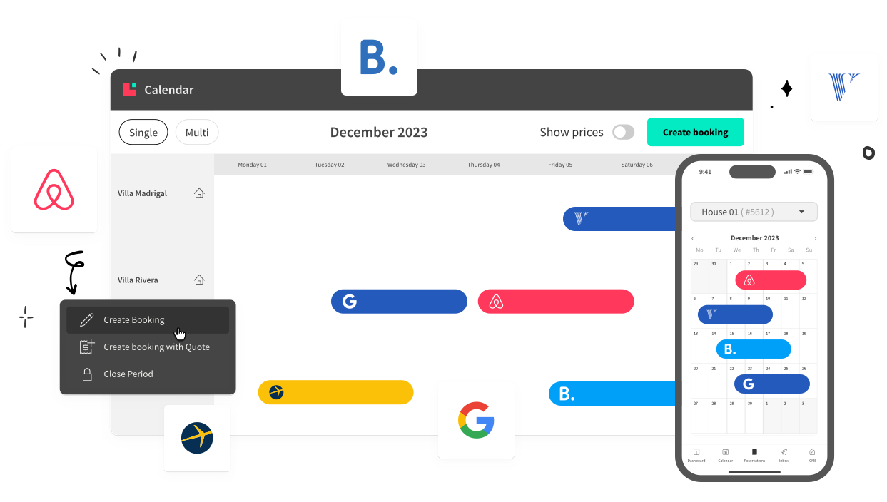 Lodgify - Um calendário centralizado