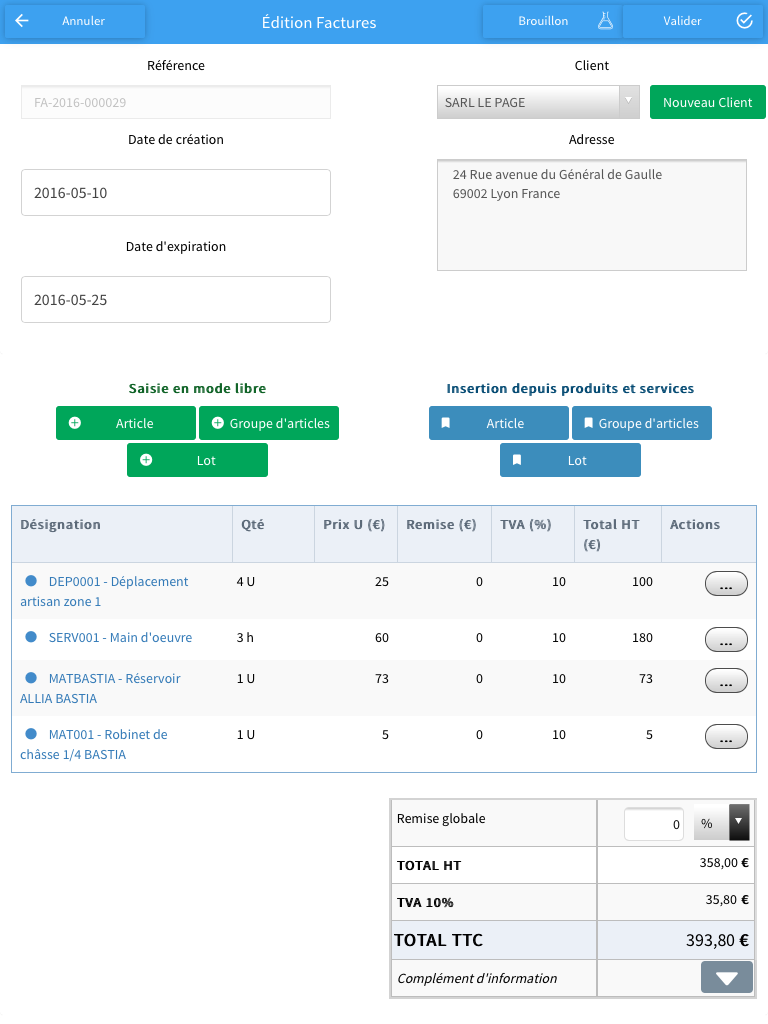 Artinove - invoices Edition with Artinove