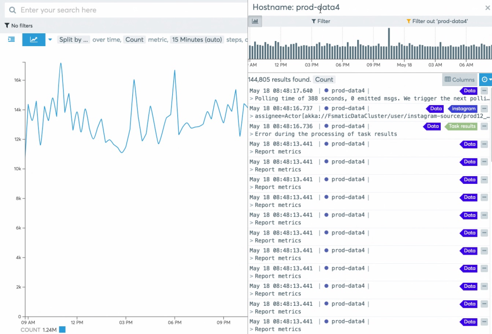 Logmatic.io - Logmatic.io de pantalla-2