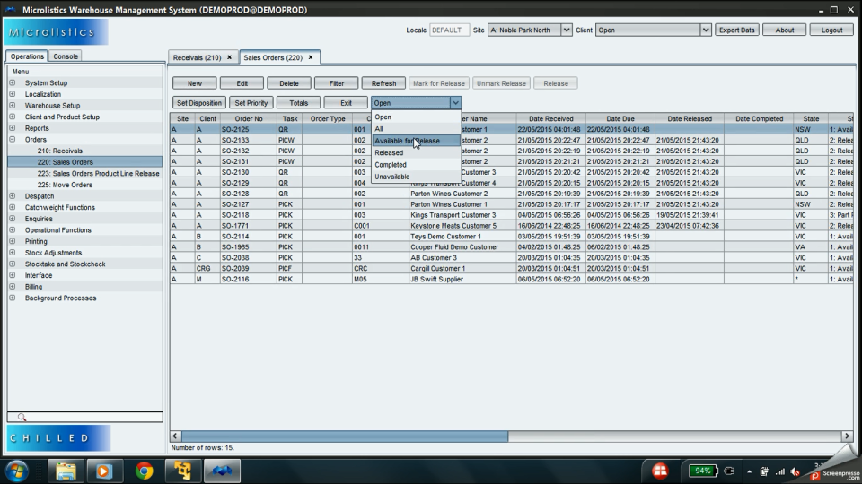 Microlistics WMS - Microlistics WMS-pantalla-1