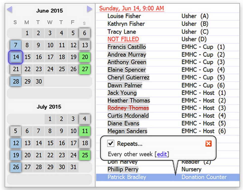 Ministry Scheduler Pro - Ministerio Programador Pro-pantalla-0