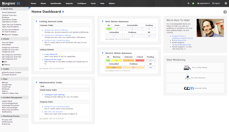 Nagios XI - Nagios XI-1-tela