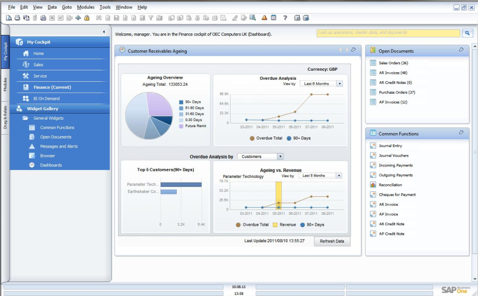 sap business one crm