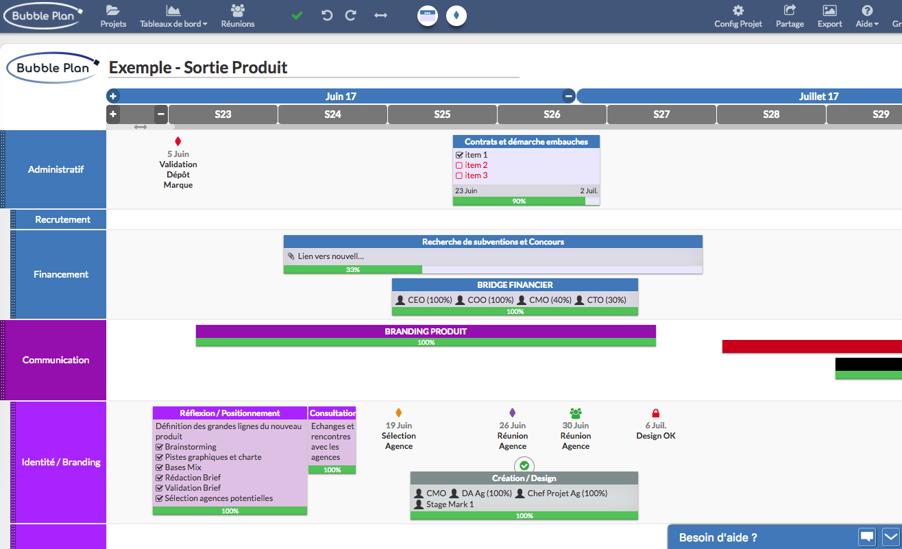 Bubble Plan - Son el modelado, compartir, exportar sus proyectos