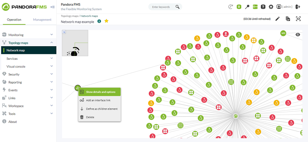 Pandora FMS - Total control of all types of network devices regardless of model or size.