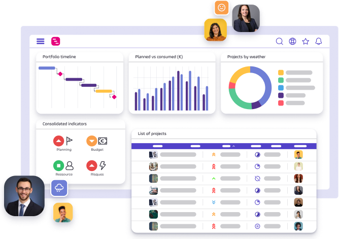 Project Monitor - PMO - Allouez efficacement les ressources sur l'ensemble des projets de vos portefeuilles.