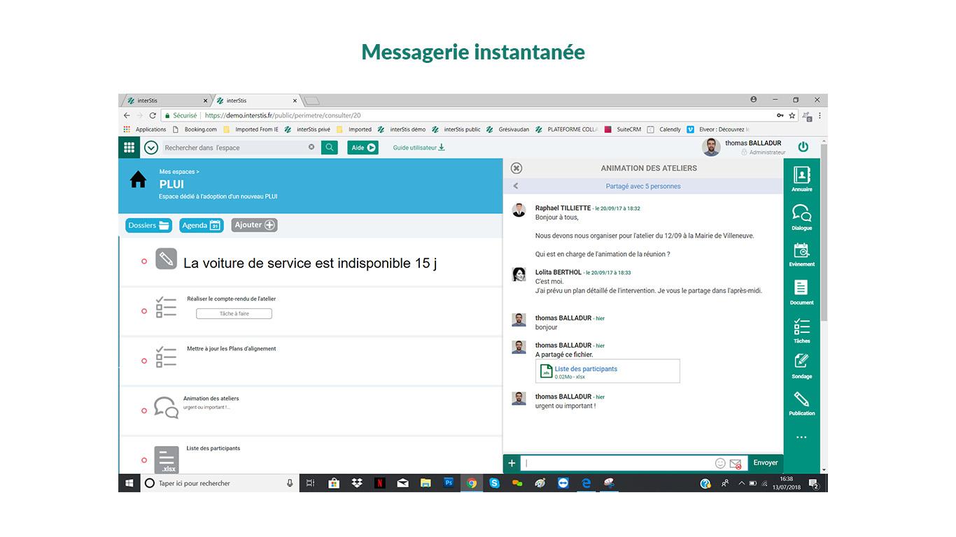 Interstis - Instant Messaging