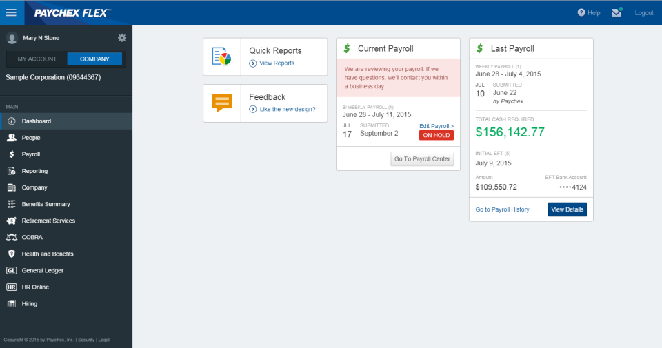 Paychex - Paychex Flex Screenshot--1