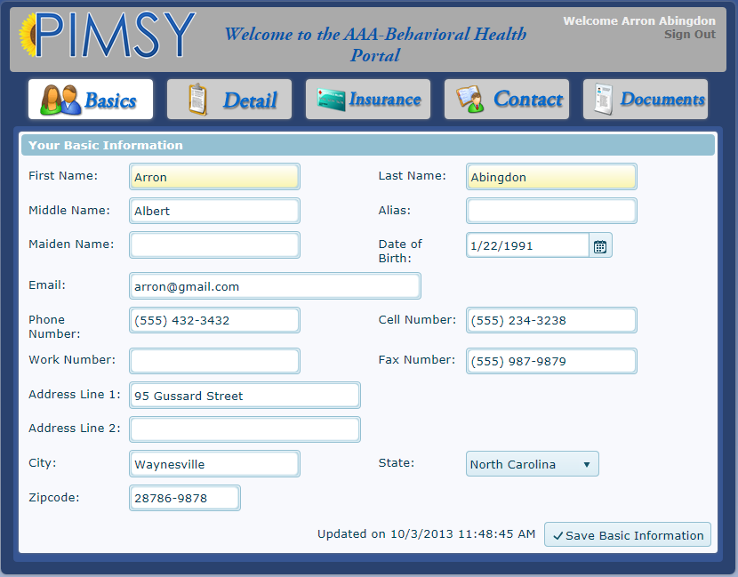 PIMSY Mental Health EHR - Pimsy salud mental EHR-pantalla-1