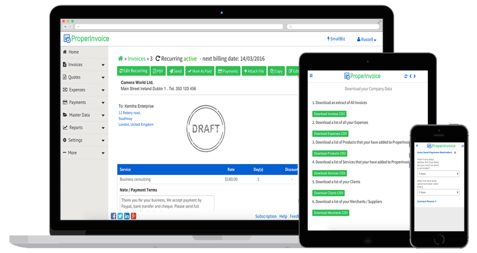 ProperInvoice - ProperInvoice-screenshot-1