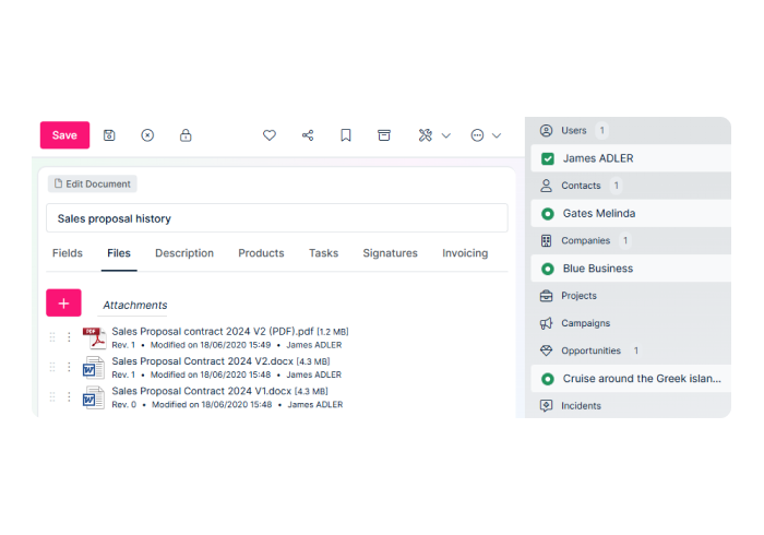 efficy Enterprise CRM - Screenshot 2