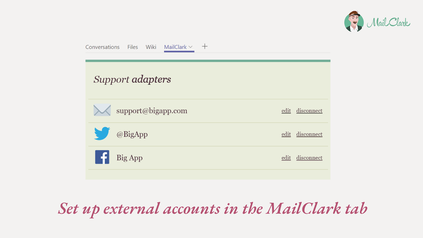 MailClark for Slack & MS Teams - MailClark for Microsoft Teams