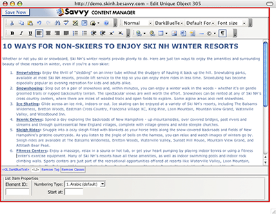 Savvy Content Manager - Savvy Content Manager-screenshot-1