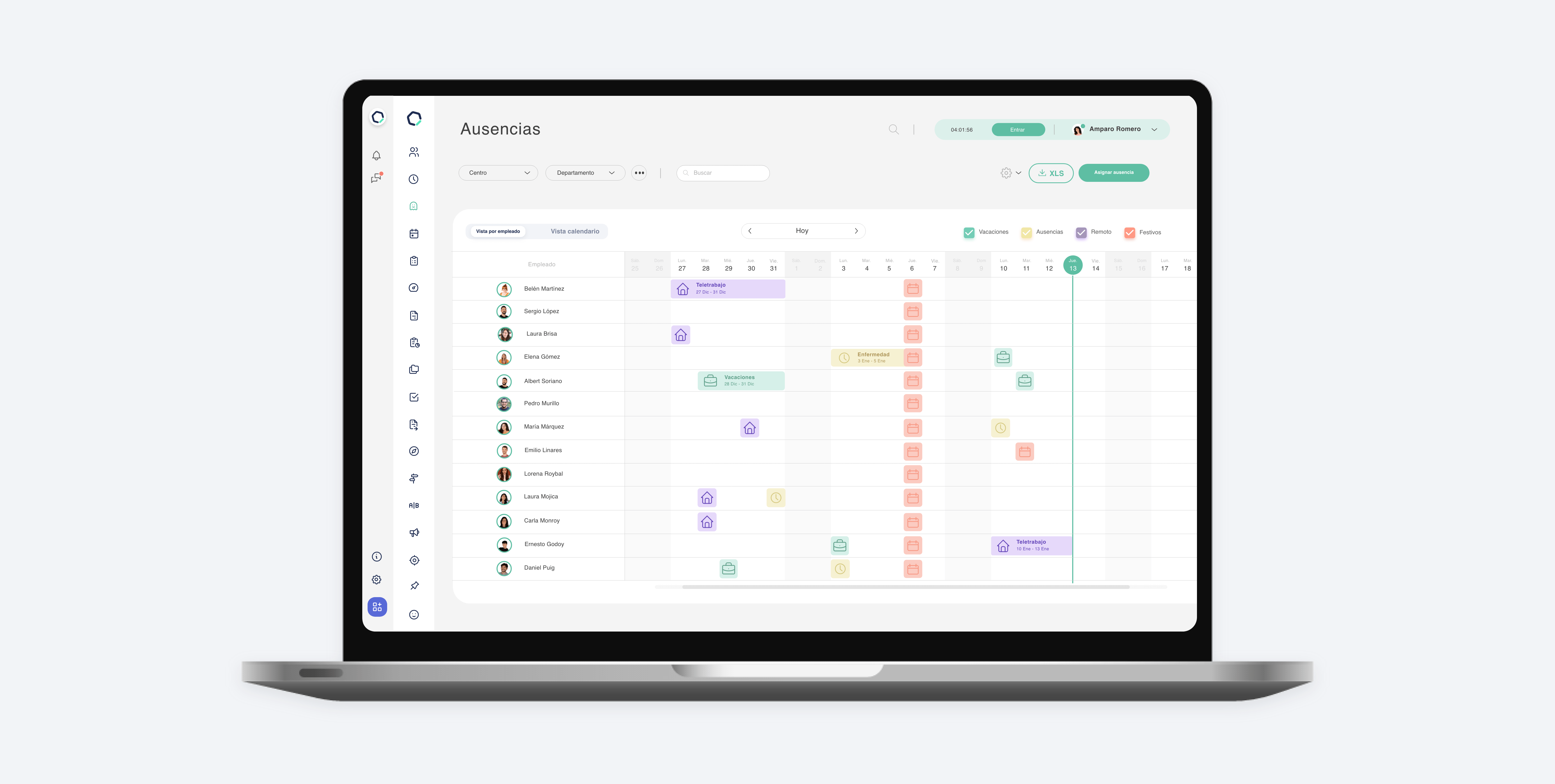 Sesame HR - Software de gestión de vacaciones y ausencias