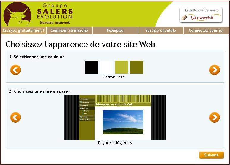 123siteweb - 123siteweb: Reproductor de vídeo, blog y artículos, plantillas de sitio web