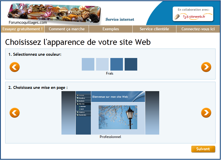 123siteweb - 123siteweb: SEO, recibimiento del sitio, Plantillas Web