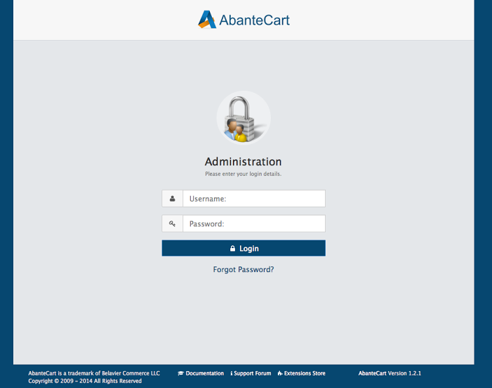 AbanteCart - AbanteCart-screenshot-0