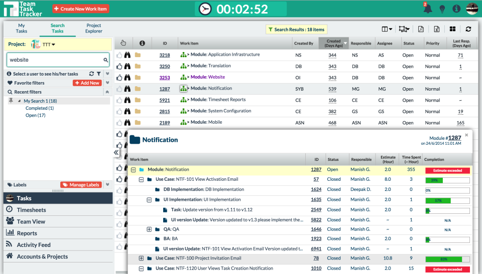 Team Task Tracker - Equipo de Trabajo Rastreador-pantalla-1