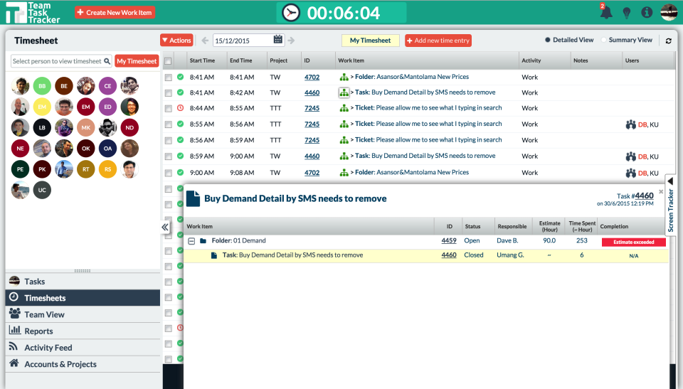 Team Task Tracker - Equipo de Trabajo Rastreador-pantalla-2