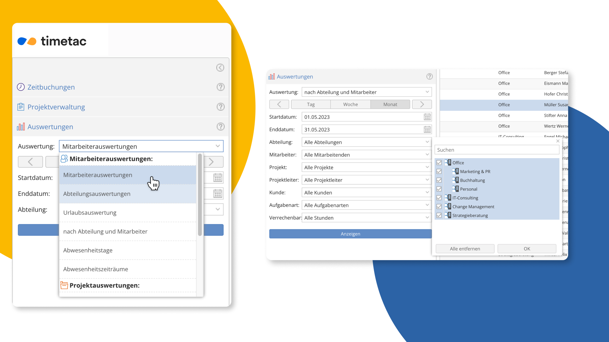 TimeTac - Reports & Exports