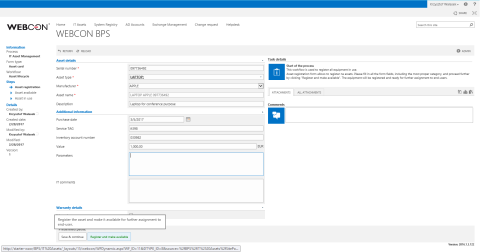 WEBCON Business Process Suite - Webcon Business Process Suite-pantalla-1