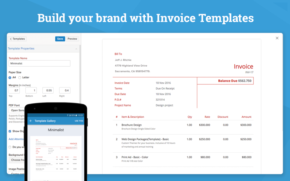 Zoho Invoice - Zoho Fatura Screenshot--1