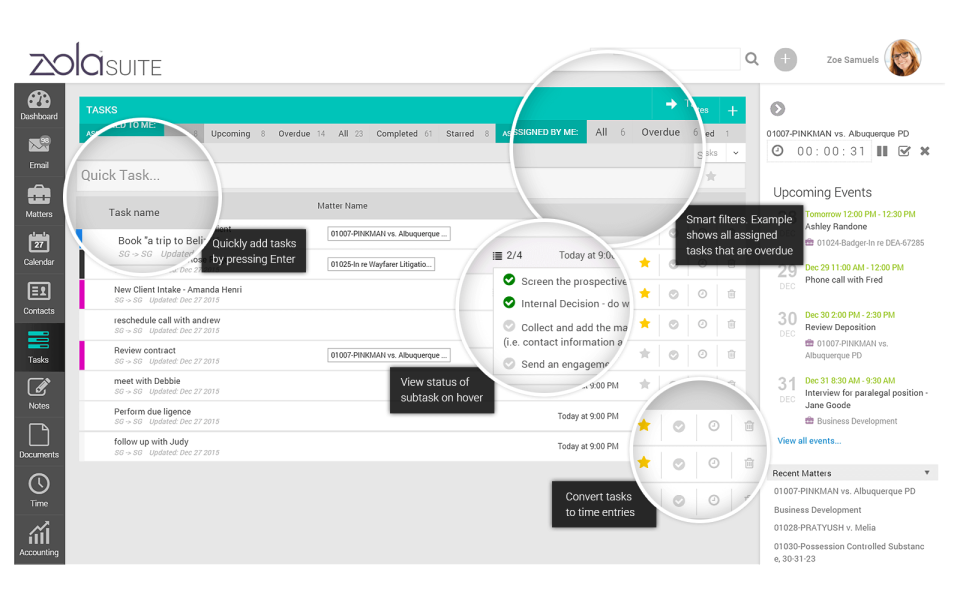 CARET Legal - Zola Suite-screenshot-3