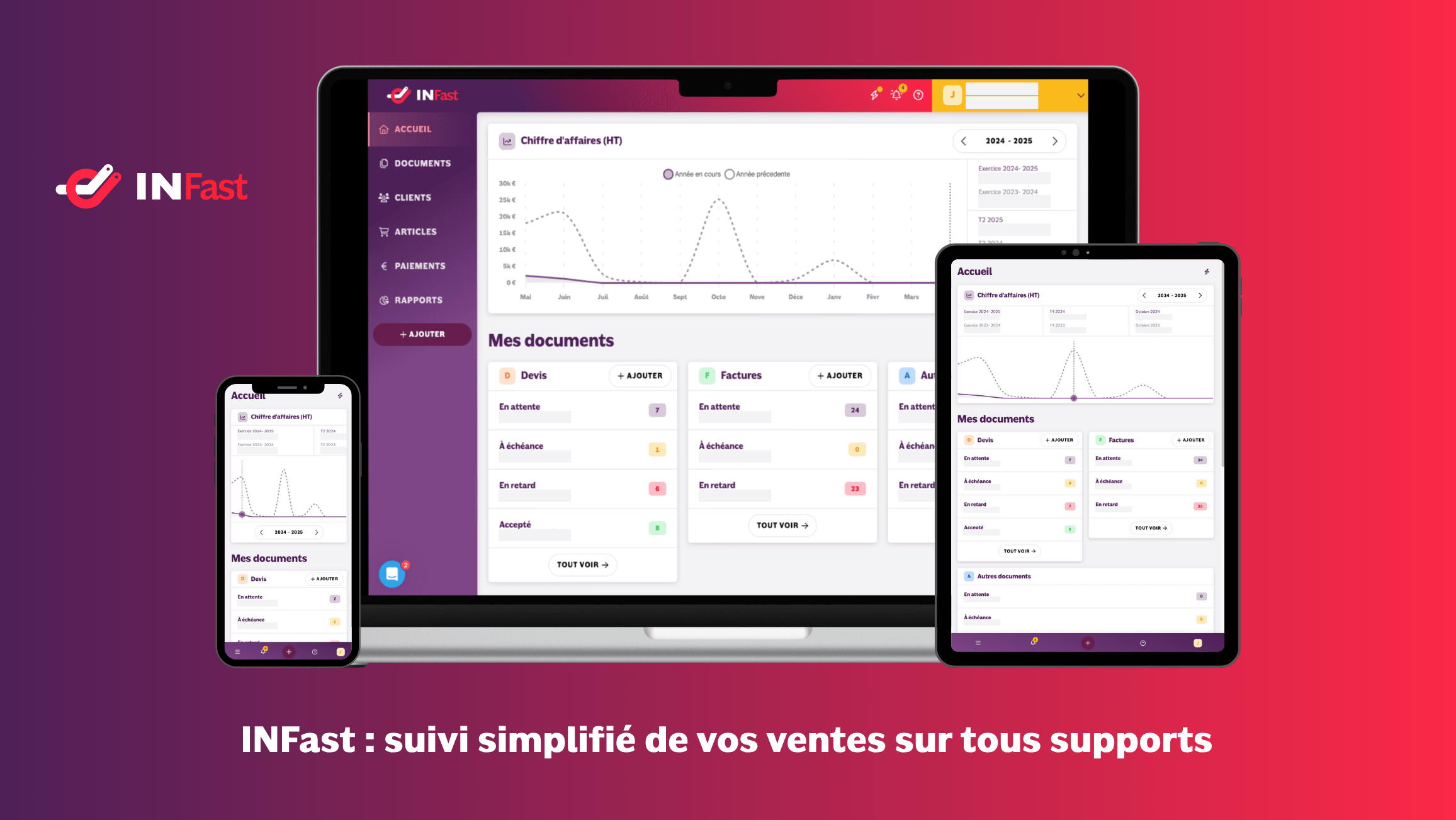 INFast - Utilisez INFast sur ordinateur, mobile et tablette, même sans connexion Internet !