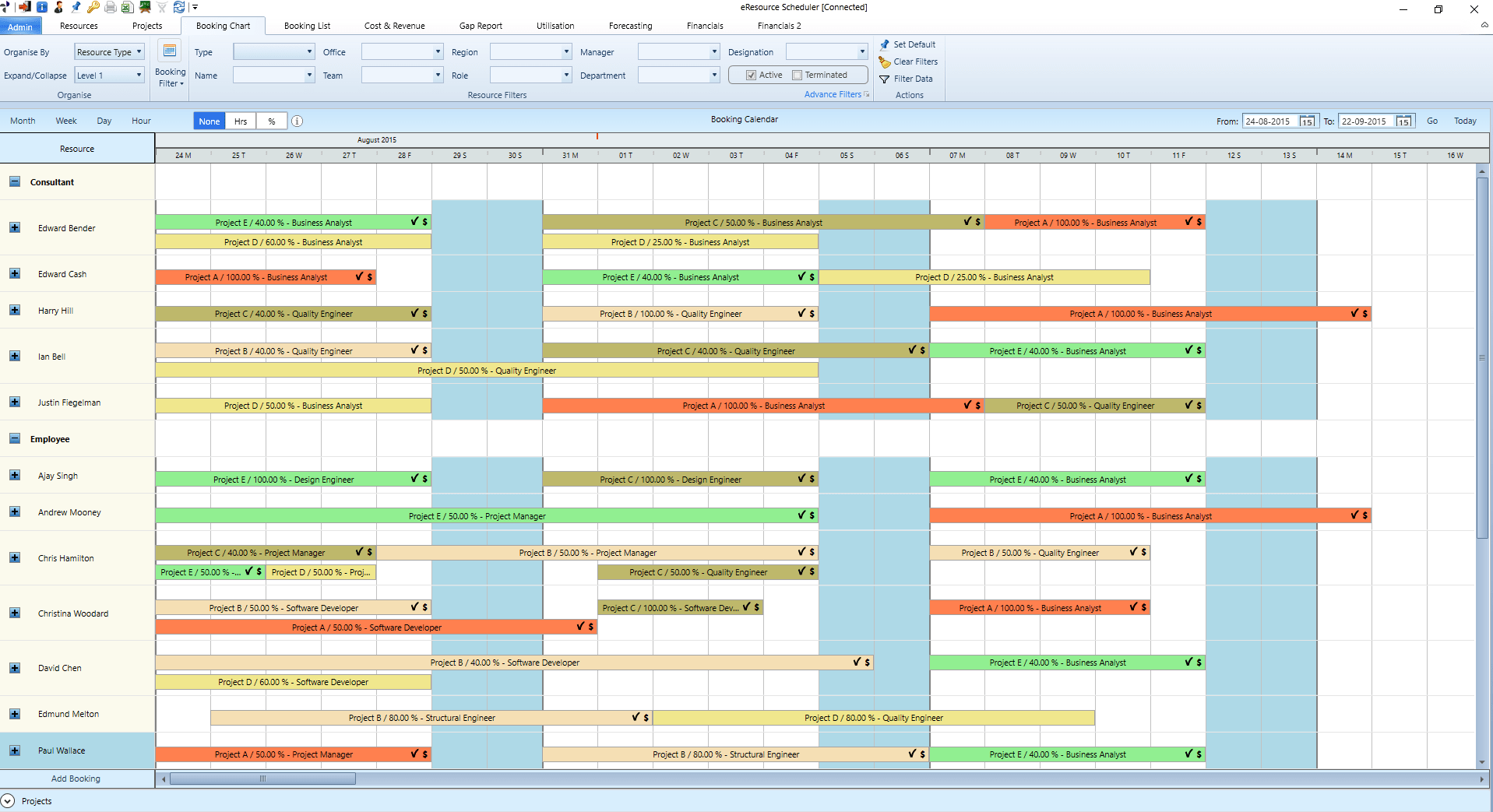 eResource Scheduler - Capture d'écran 2