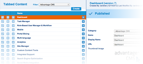 Advantage CMS - Advantage CMS-screenshot-1