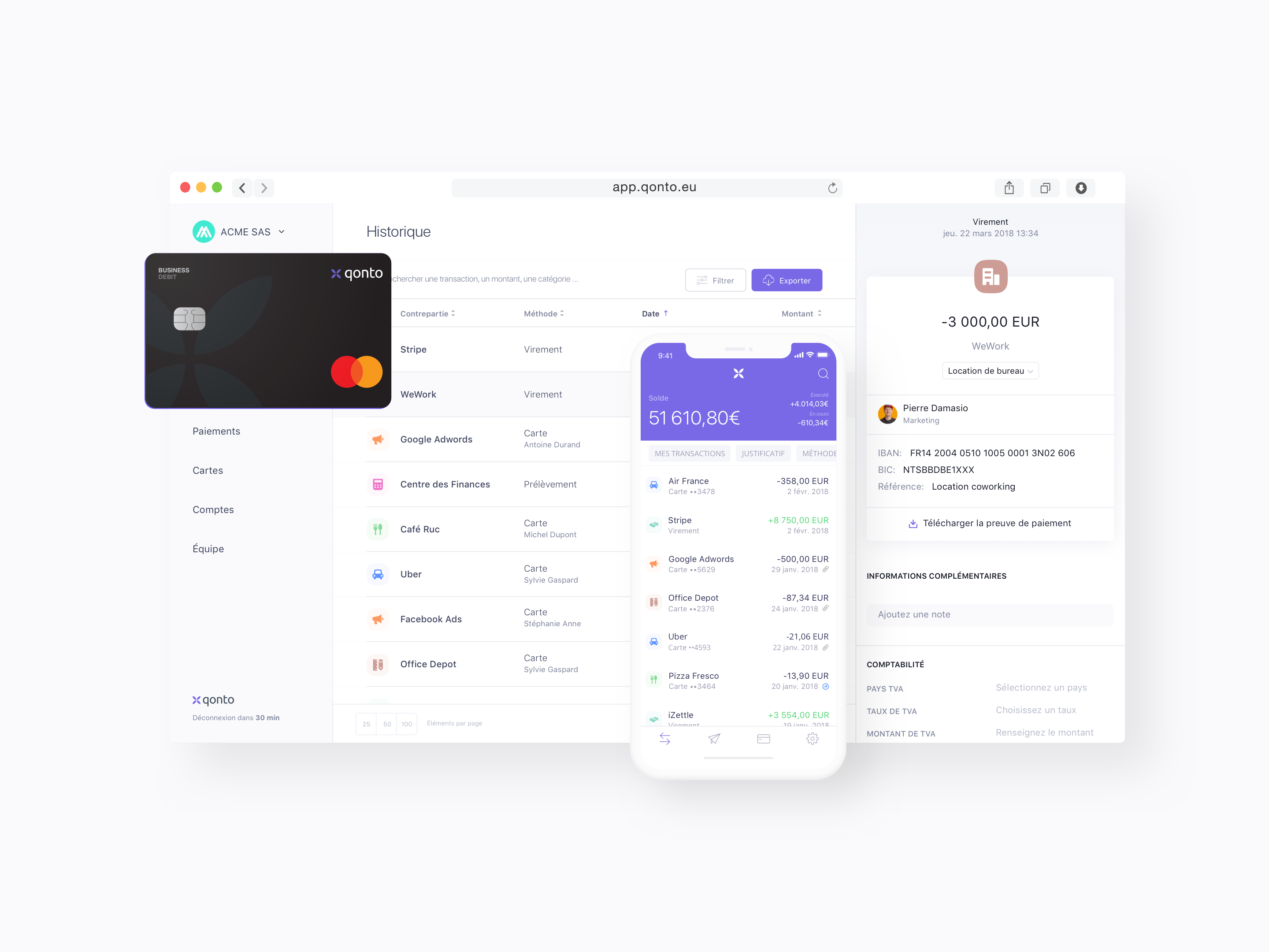 Qonto : Effortless Business Finance Management Tool