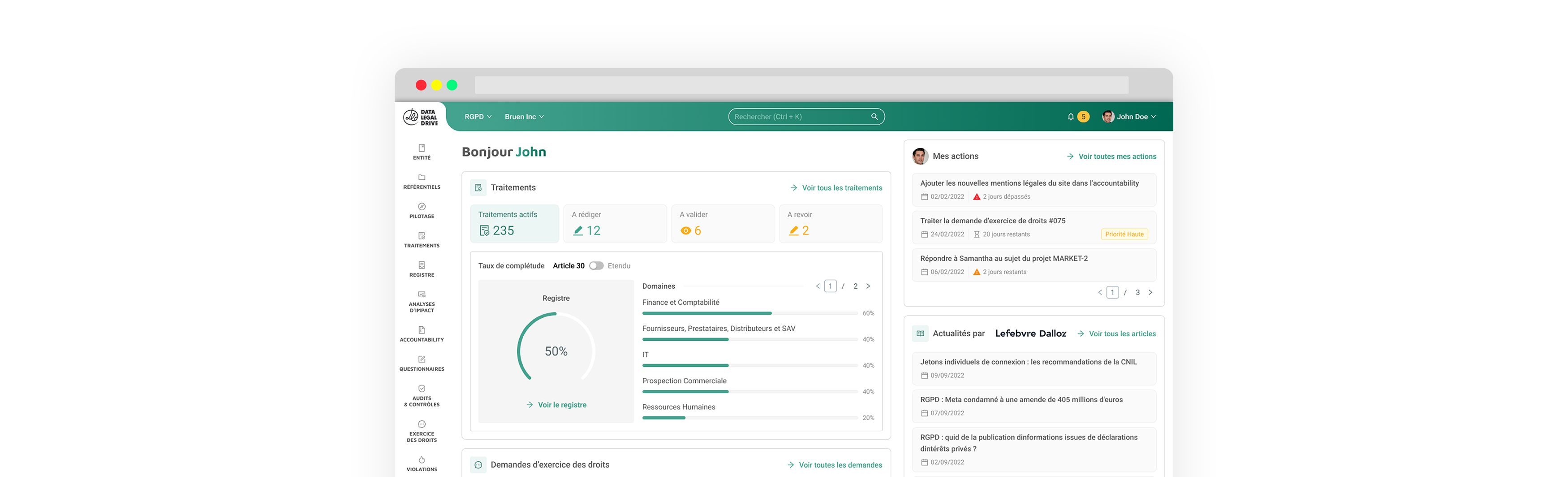 Data Legal Drive EQS Group : Leader des logiciels de compliance