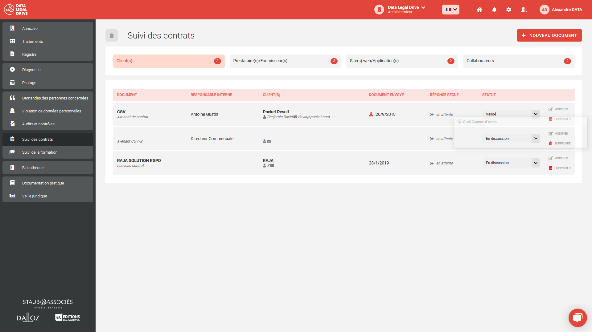 Data Legal Drive EQS Group - Screenshot 8