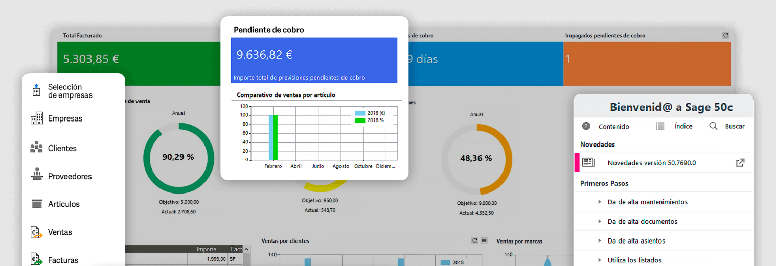 Sage 50 Cloud : Solución integral de contabilidad y gestión comercial