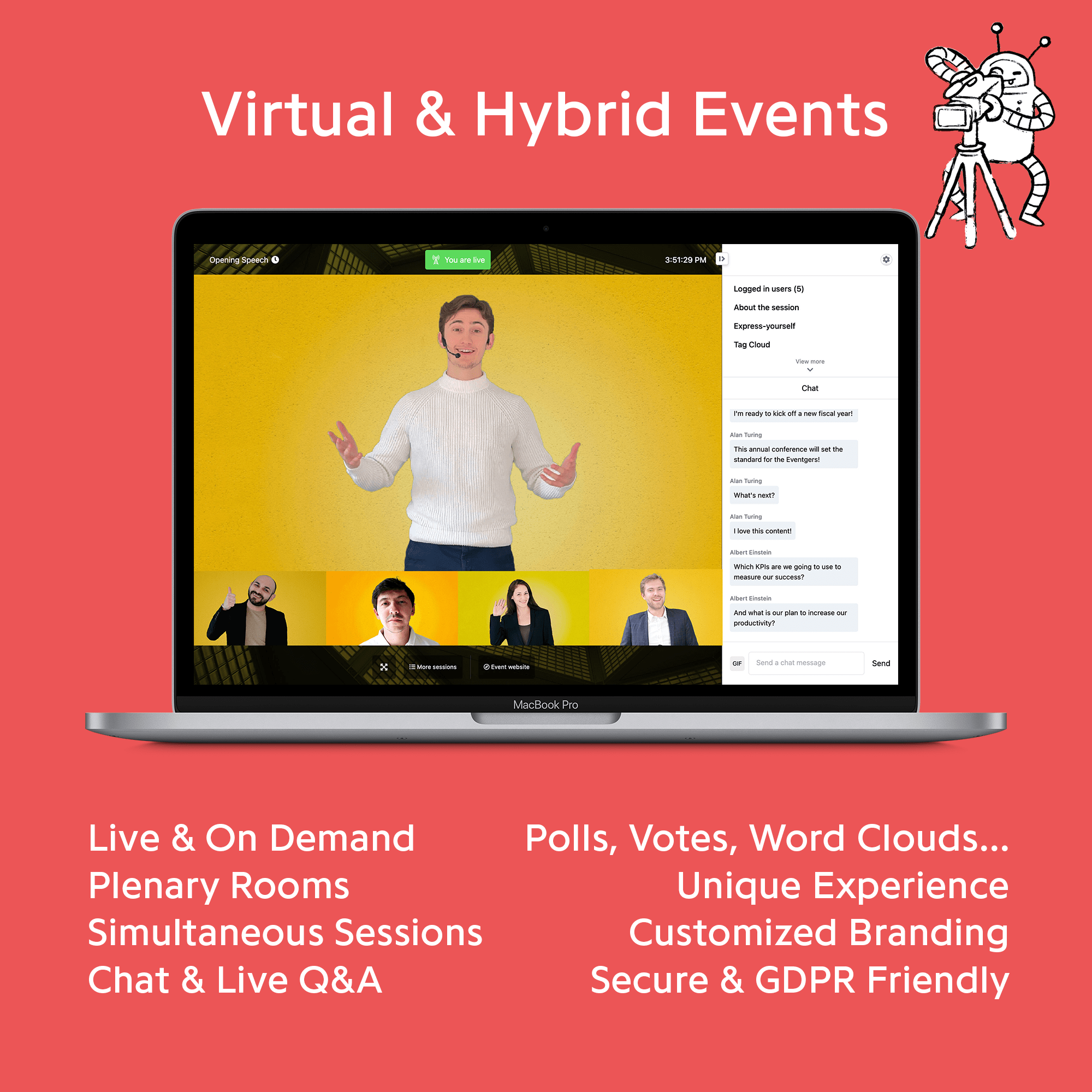 Eventdrive - Hybrid and virtual events