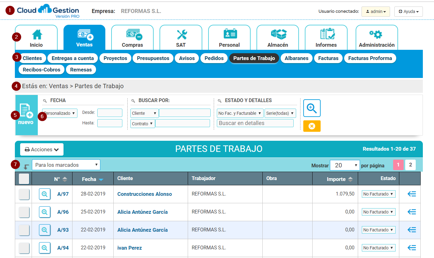 Cloud Gestion - Captura de pantalla 17