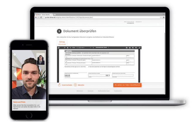 IDnow eSign - Bildschirmfoto 1