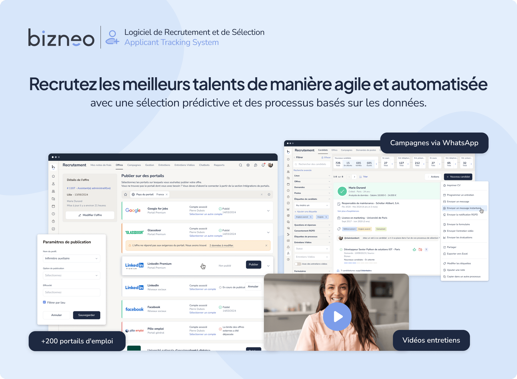 Bizneo ATS screenshot