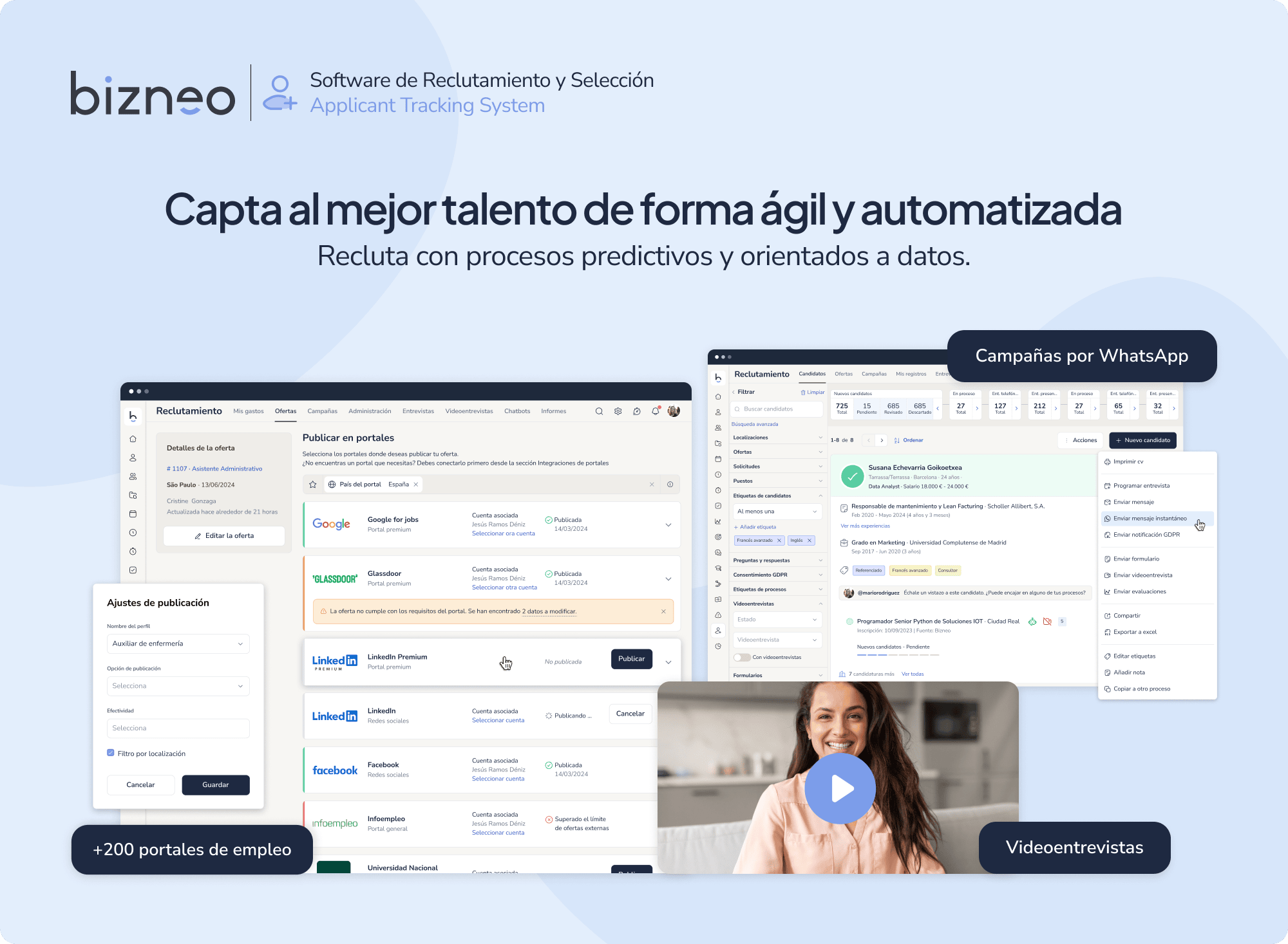 Bizneo ATS screenshot