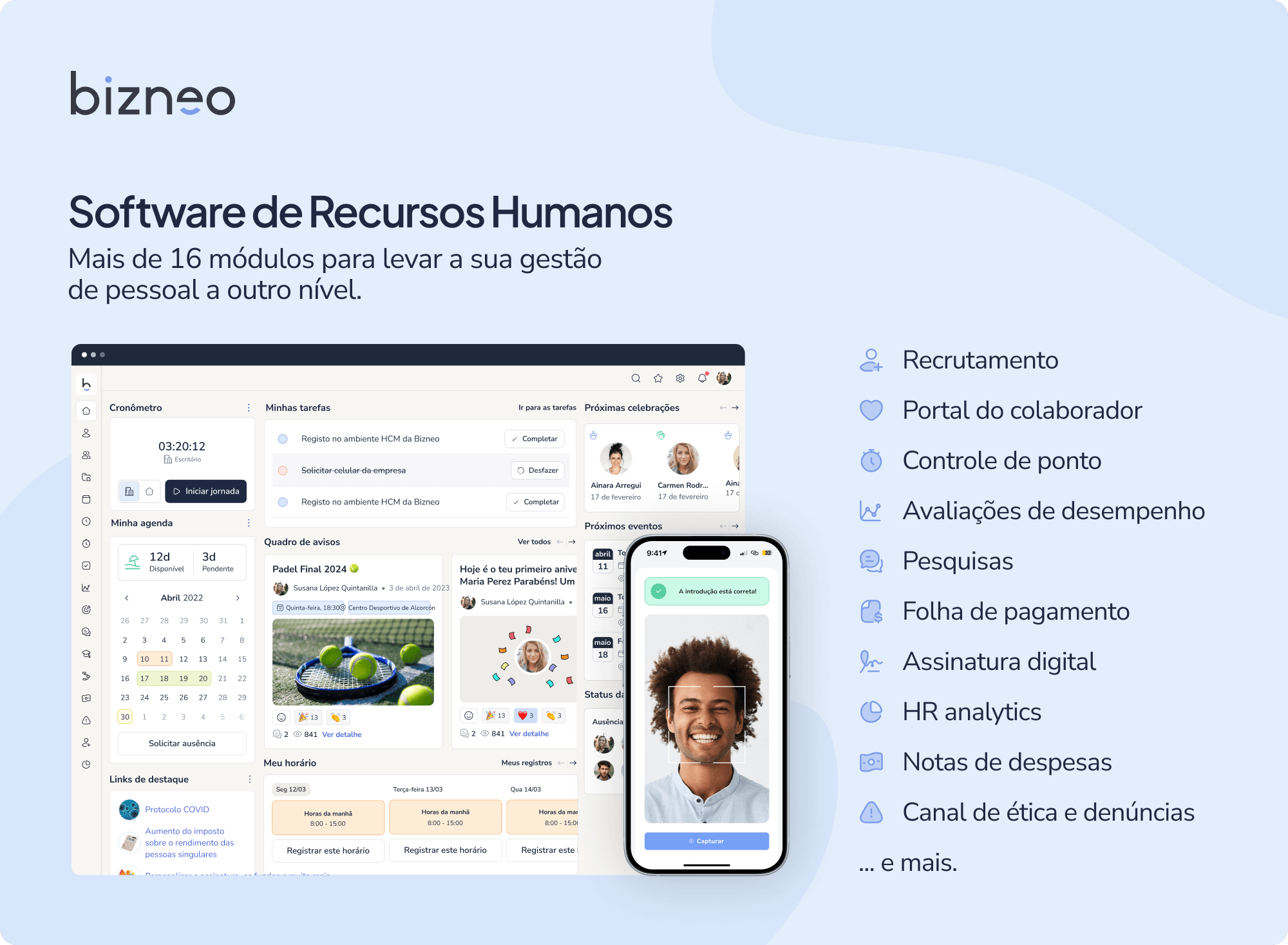 Bizneo HR Suite - Captura de tela 1