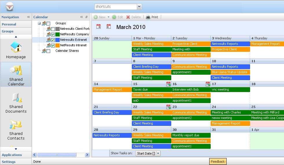 HyperOffice - HyperOffice: Document Viewer, Shared Calendars, Project Planning