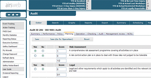 Airsweb Compliance Management - El cumplimiento Airsweb Gestión-pantalla-1