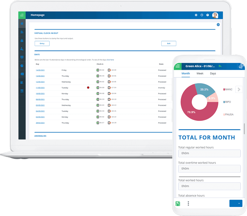 Altamira HRM - Control horario