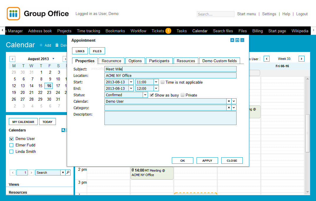 Group Office - Office Group: Timesheet, Help Desk, Task Manager