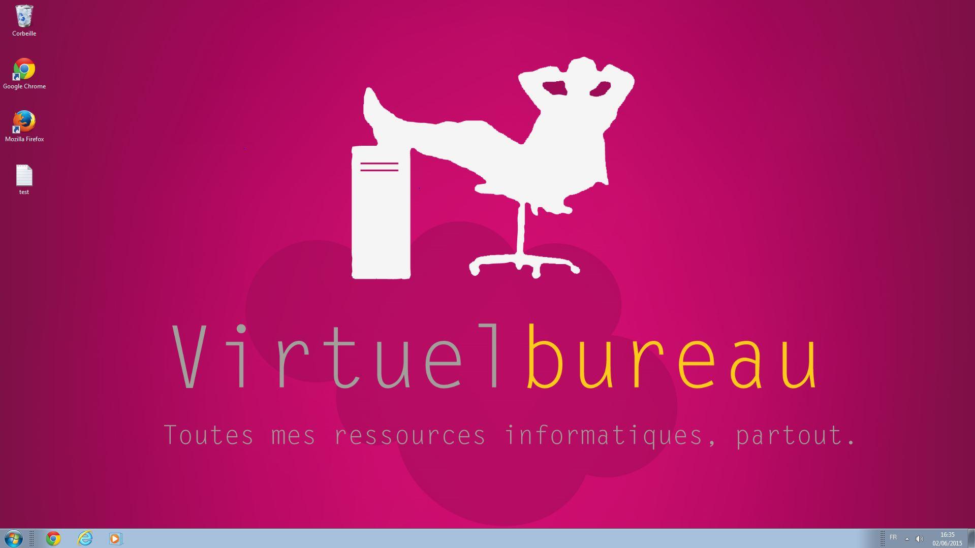 Virtuel Bureau - Virtual Office: Strict control of access to servers, Total reversibility of data, Double-authentication