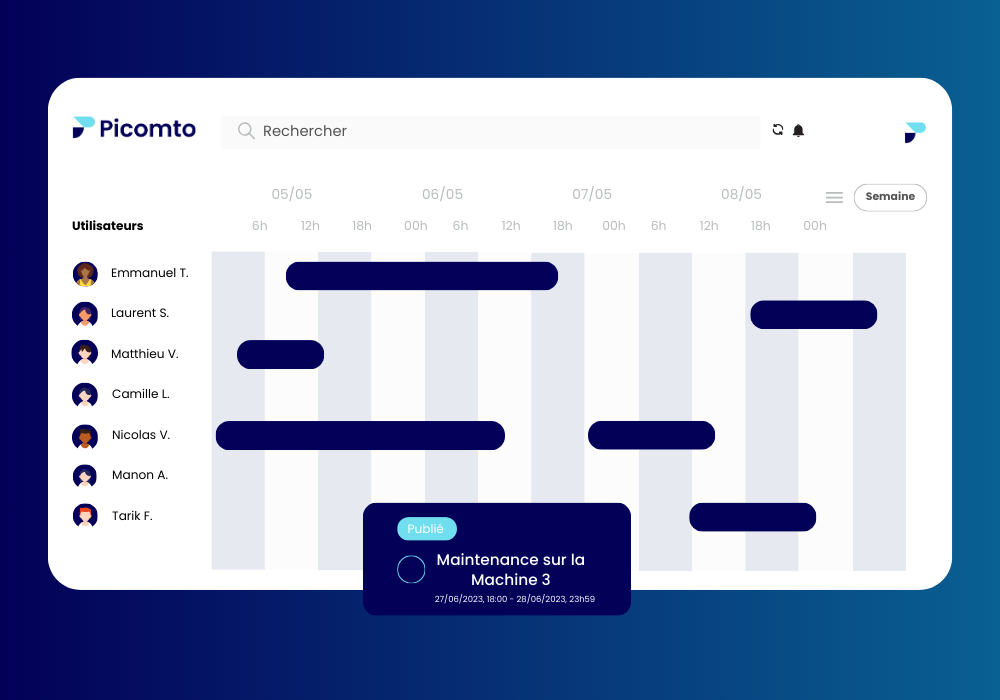 Picomto - Planning pour managers